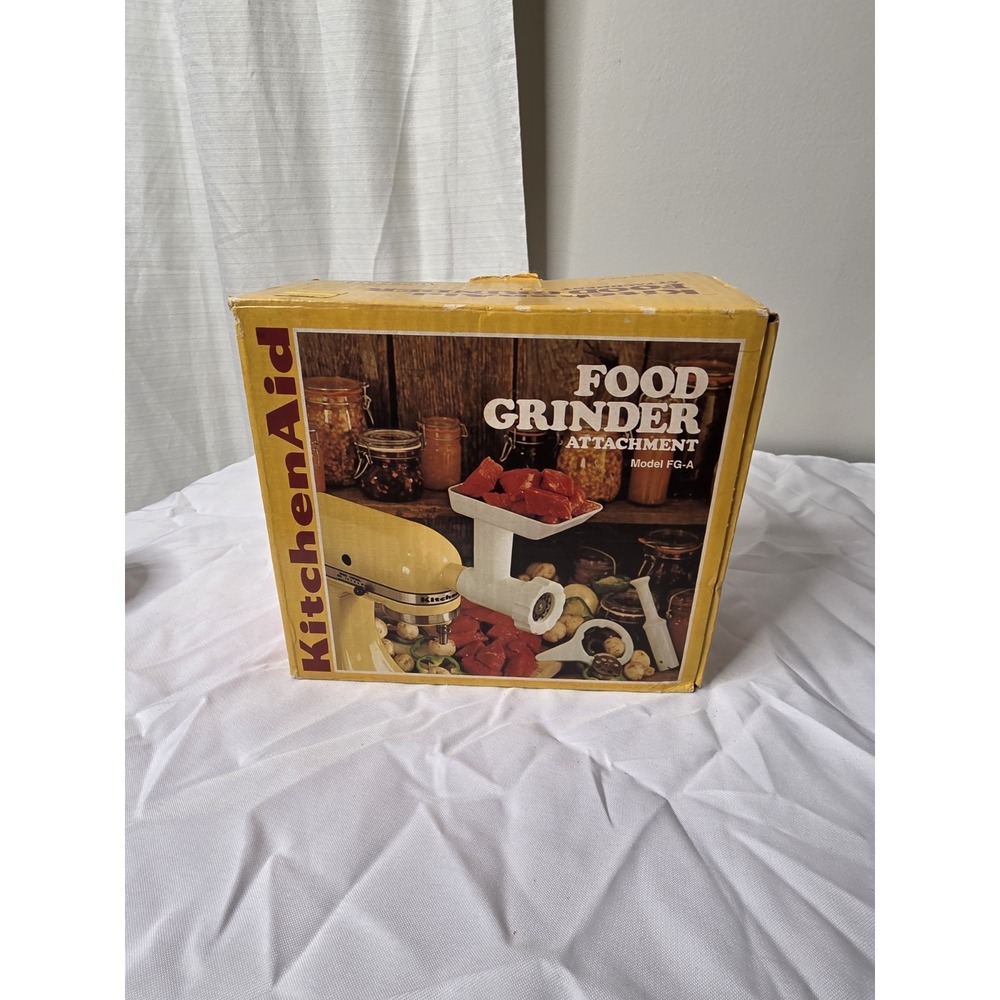 Hobart Kitchenaid All Metal Food Grinder Vintage With Box, Parts‎ Only